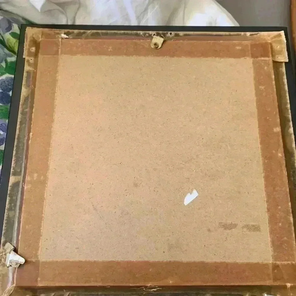 10 1/2” by 10 1/2 “ vintage boudoir framed photo - Picture 2 of 2